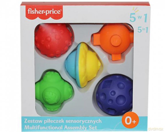 Fisher-Price Zestaw piłeczek sensorycznych 5 w 1 CFF0973