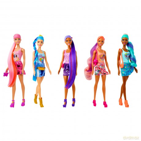 Lalka Barbie Color Reveal seria Totalny Dżins mix HJX55