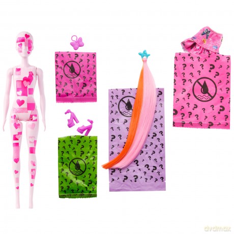 Lalka Barbie Color Reveal seria Totalny Dżins mix HJX55