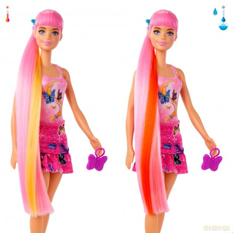 Lalka Barbie Color Reveal seria Totalny Dżins mix HJX55