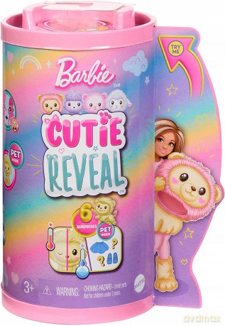 Lalka Barbie Cutie Reveal Chelsea Lew Seria Słodkie stylizacje HKR21