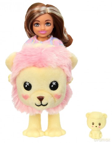 Lalka Barbie Cutie Reveal Chelsea Lew Seria Słodkie stylizacje HKR21