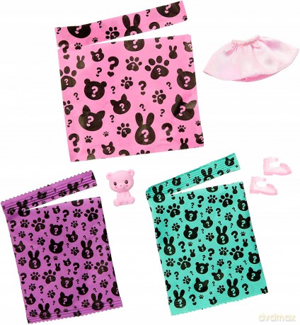 Lalka Barbie Cutie Reveal Chelsea Miś Seria Słodkie stylizacje HKR19