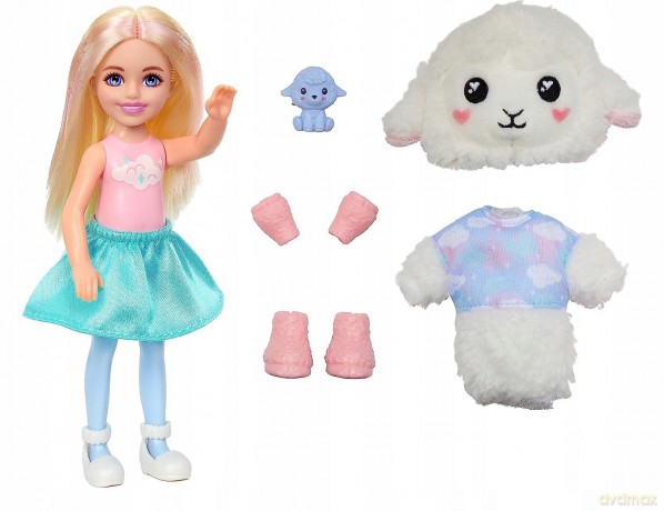 Lalka Barbie Cutie Reveal Chelsea Owieczka Seria Słodkie stylizacje HKR18