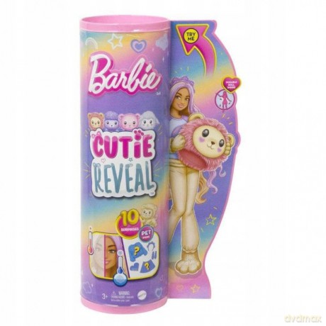 Lalka Barbie Cutie Reveal Lew Seria Słodkie stylizacje HKR06