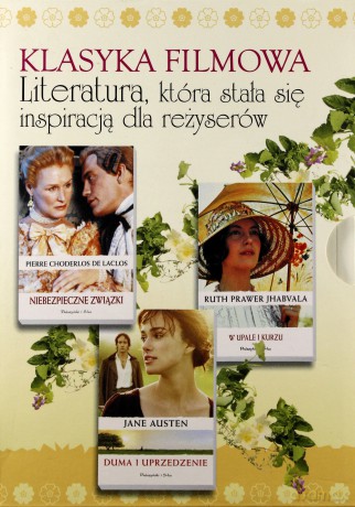 Pakiet Duma i uprzedzenie, Niebezpieczne związki, W upale i kurzu  -  Jane Austen, Pierre Choderlos de Laclos, Ruth Prawer Jhabvala [KSIĄŻKA]