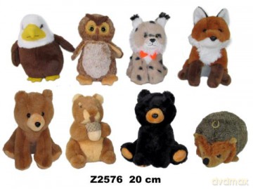 Maskotka Zwierzęta 8 wzorów 20cm 164254 mix