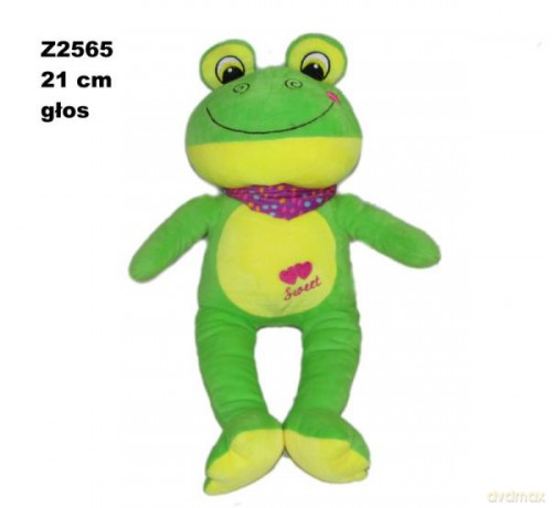 Maskotka Żaba z głosem 20cm 163981