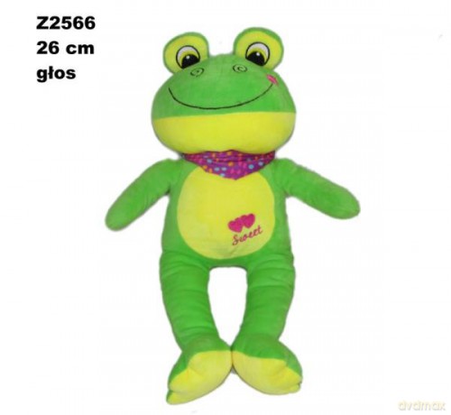 Maskotka Żaba z głosem 25cm 163998