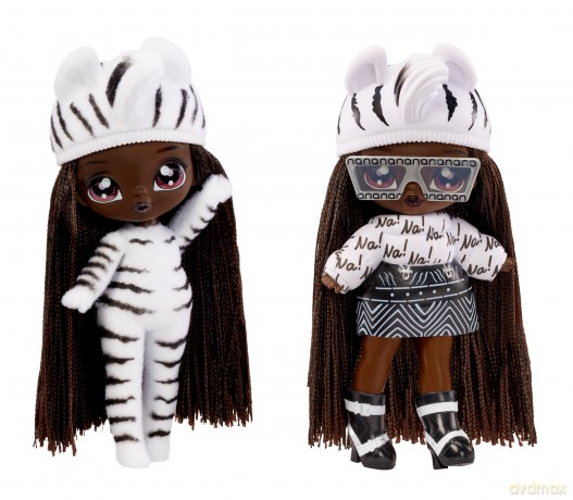 Na! Na! Na! Fuzzy Surprise Lalka Zebra Girl 591948