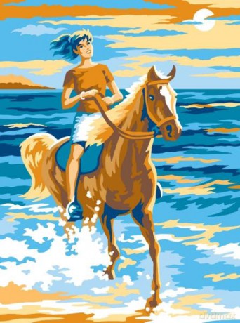Painting by Numbers Junior Horse Rider 2003