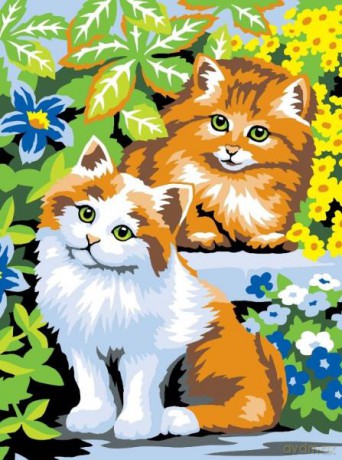 Painting by Numbers Junior Kittens 2008