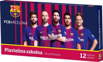Plastelina szkolna 12kol.FC-216 FCB