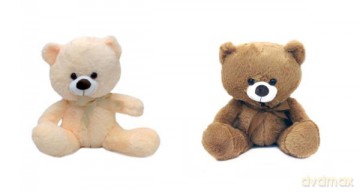 PROMO Maskotka miś z kokardą 30cm 8827 2wz, mix