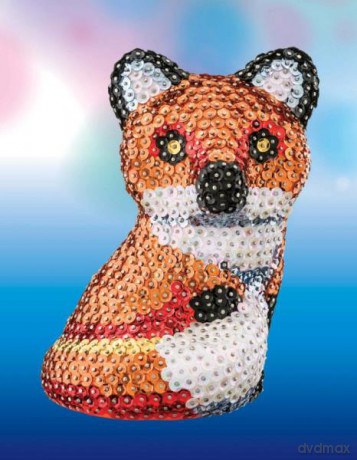 Sequin Art 3D Fox 2112