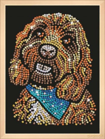 Sequin Art Blue Cockerpoo 2220
