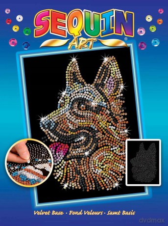 Sequin Art Blue German Shepherd 1807