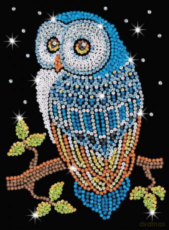 Sequin Art Blue Night Owl 2109