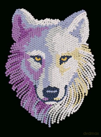 Sequin Art Blue Snow Wolf 1932