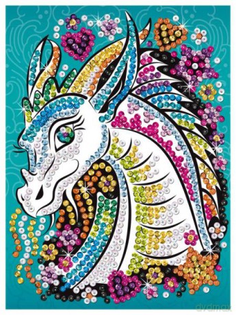 Sequin Art Craft Teen Dragon 2107