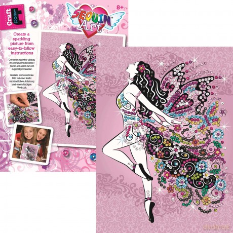 Sequin Art Craft Teen Fairy 1809