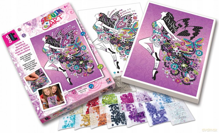 Sequin Art Craft Teen Fairy 1809