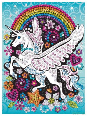 Sequin Art Craft Teen Winged Unicorn 2106