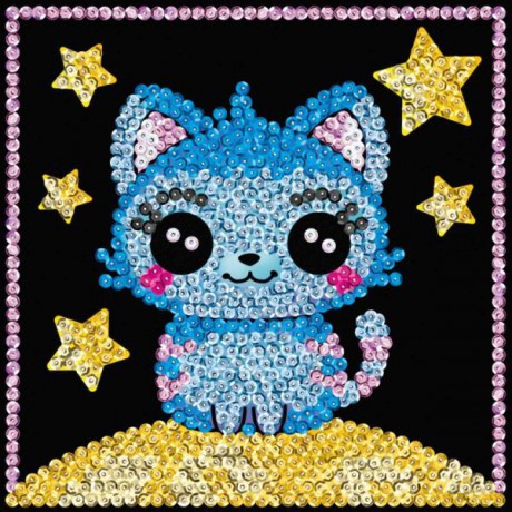Sequin Art Kotek Kitten 2021