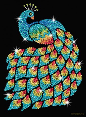 Sequin Art Purple Peacock 2019