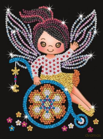 Sequin Art Red Izzy Fairy 1930