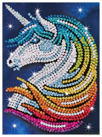 Sequin Art Red Stardust Unicorn 2202