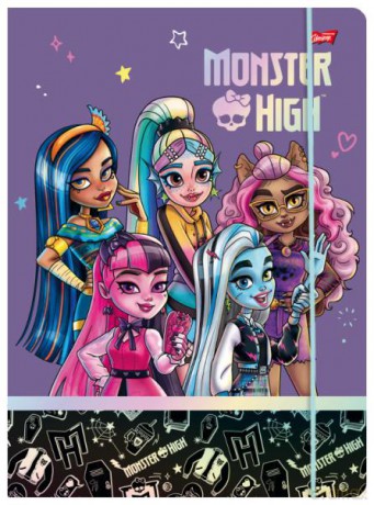 Teczka z gumką A4 MONSTER HIGH