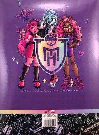 Teczka z gumką A4 MONSTER HIGH