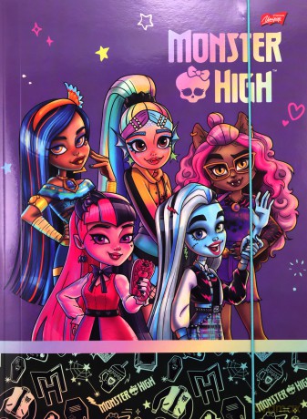 Teczka z gumką A4 MONSTER HIGH