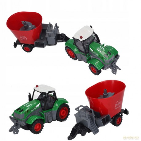 Traktor na radio z przyczepą 8786