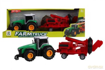 Traktor z maszyną do siania 8793