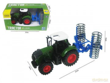Traktor z przyczepą 38,5cm 9956