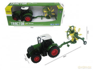 Traktor z przyczepą 38cm 9957