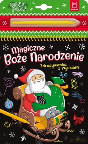 Zdrapywanka z rysikiem. Magiczne Boże Narodzenie. [KSIĄŻKA]