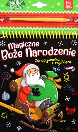 Zdrapywanka z rysikiem. Magiczne Boże Narodzenie. [KSIĄŻKA]
