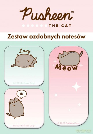 Zestaw notesów 30k 3 szt Pusheen