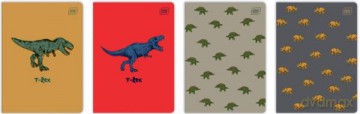 Zeszyt A5 32k kratka Dinozaurus Interdruk mix