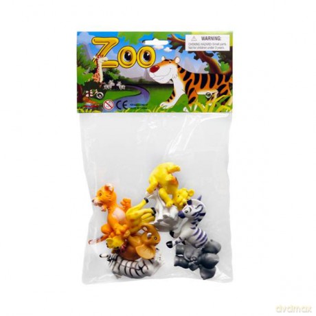 Zwierzęta dzikie Zoo figurki 8szt [FIGURKA]