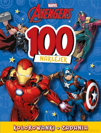 100 naklejek. Marvel Avengers [KSIĄŻKA]