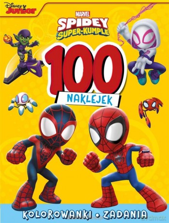 100 naklejek. Marvel Spidey i Super-kumple [KSIĄŻKA]