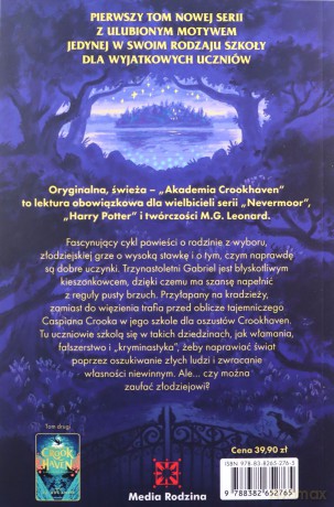 Akademia Crookhaven. Szkoła oszustów - J. J. Arcanjo, Małgorzata Hesko-Kołodzińska, Piotr Budkiewicz [KSIĄŻKA]