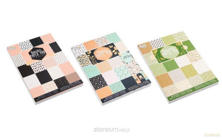 Blok papierowy 10,5x15cm 36arkuszy MIX