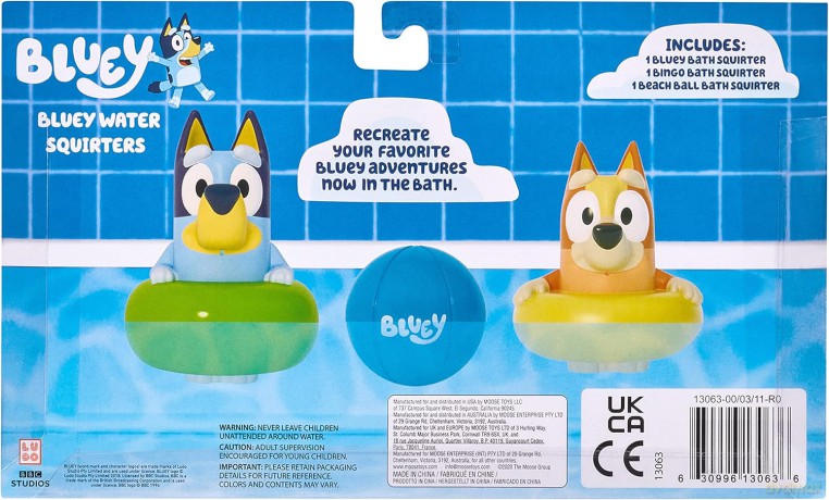 Bluey Figurki do kąpieli 3szt [FIGURKA]