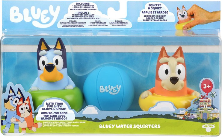 Bluey Figurki do kąpieli 3szt [FIGURKA]
