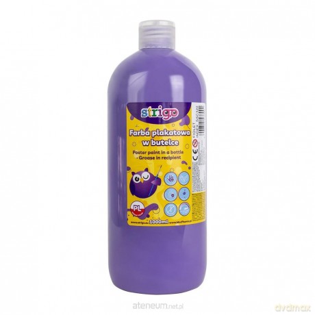 Farba plakatowa w butelce 1000ml fioletowy